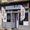 Jetec Outdoor Barber Shop Banner Sign Barbershop Wall Mounted Flag 12 x 41" Double-sided Heavy-duty Canvas Advertising Swooper Feather Flag with Pole Kit & Metal Bracket for Salon Haircut Storefront