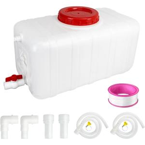 13.2 Gallon Potable Water Storage Containers Long Term,Water Tank with Spout Kit,Portable Water Storage Barrel for Outdoor Camping,Picnicking, RV and Household Water Use