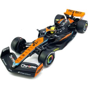 1:24 Scale F1 McLaren MCL60 Model Toy Car Metal Diecast Toy Vehicle, Formula 1 Team 2023 Australian Grand Prix, Lando Norris 4, Toys for Boys Kids Gifts, Men Collection, Home Office Dcor, Black