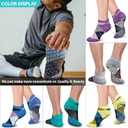 Non Slip Yoga Socks with Grips for Pilates, Ballet, Barre, Barefoot, Hospital Anti Skid Socks for Women and Men (Small, 6 Pairs-attice)
