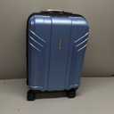 BAGSMART Expandable Carry On Luggage 22x14x9 Airline Approved, 1OO% PC Lightweight Hard Shell Suitcase, 20 Inch Travel Luggage with Spinner Wheels, Waterproof Rolling Suitcase,Blue