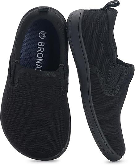 BRONAX X WHITIN Toddler/Little Kid Wide Toe Box Barefoot Shoes | Minimalist Sneakers for Boys/Girls | Zero Drop