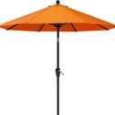 MASTERCANOPY Patio Umbrella for Outdoor Market Table -8 Ribs (9ft,Orange)