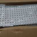 4 Pack Heavy Duty Slatwall Shelves 10 X 24 Inch, White