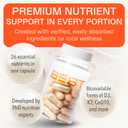 Best Multivitamin for Women with Vitamin D, E  Complete Daily Womens Multivitamin with Biotin, B12, Calcium - Menopause Support Over 40, Complete Natural Energy, Non-GMO - 30 Day Supply