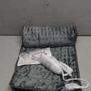 Electric Heating pad with 6 Heat Settings, Auto Shut Off, Dry Electric Heating for Back Neck Knee Arms Legs Shoulder Heat Pads for Christmas Birthday Father's Day Mother's Day (24"X12", Dark Gray)