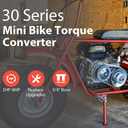 212CC Torque Converter 6.5 HP 3/4" Go Kart Mini Bike Comet Clutch 10T 40/41 and 12T 35 Chain Predator Driver Pulley Replacement Set - 30 Series