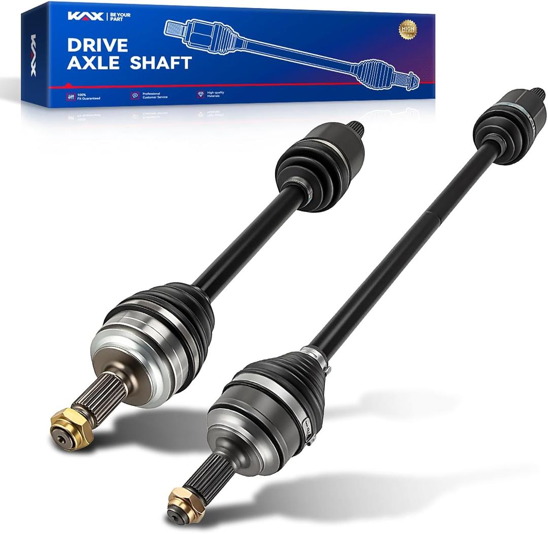 KAX CV Axle Front Driver and Passenger Side Fit for Honda Civic 2006 2007 2008 2009 2010 2011 2012 2013 2014 2015 1.8L, Front CV Axle Shaft Assembly 66-4232 66-4233