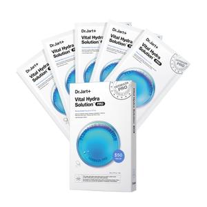 Dr.Jart+ Dermask Vital Hydra Solution Glow Korean Face Mask with Hyaluronic Acid for Glass Skin | Sheet Mask | Korean Skin Care