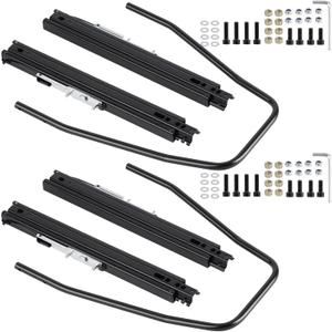 Slider Seat Track Set of 2 with Seat Mounting Hardware kit, Universal Seat Slider fit for Most Aftermarket Bucket Seat and Racing Seat