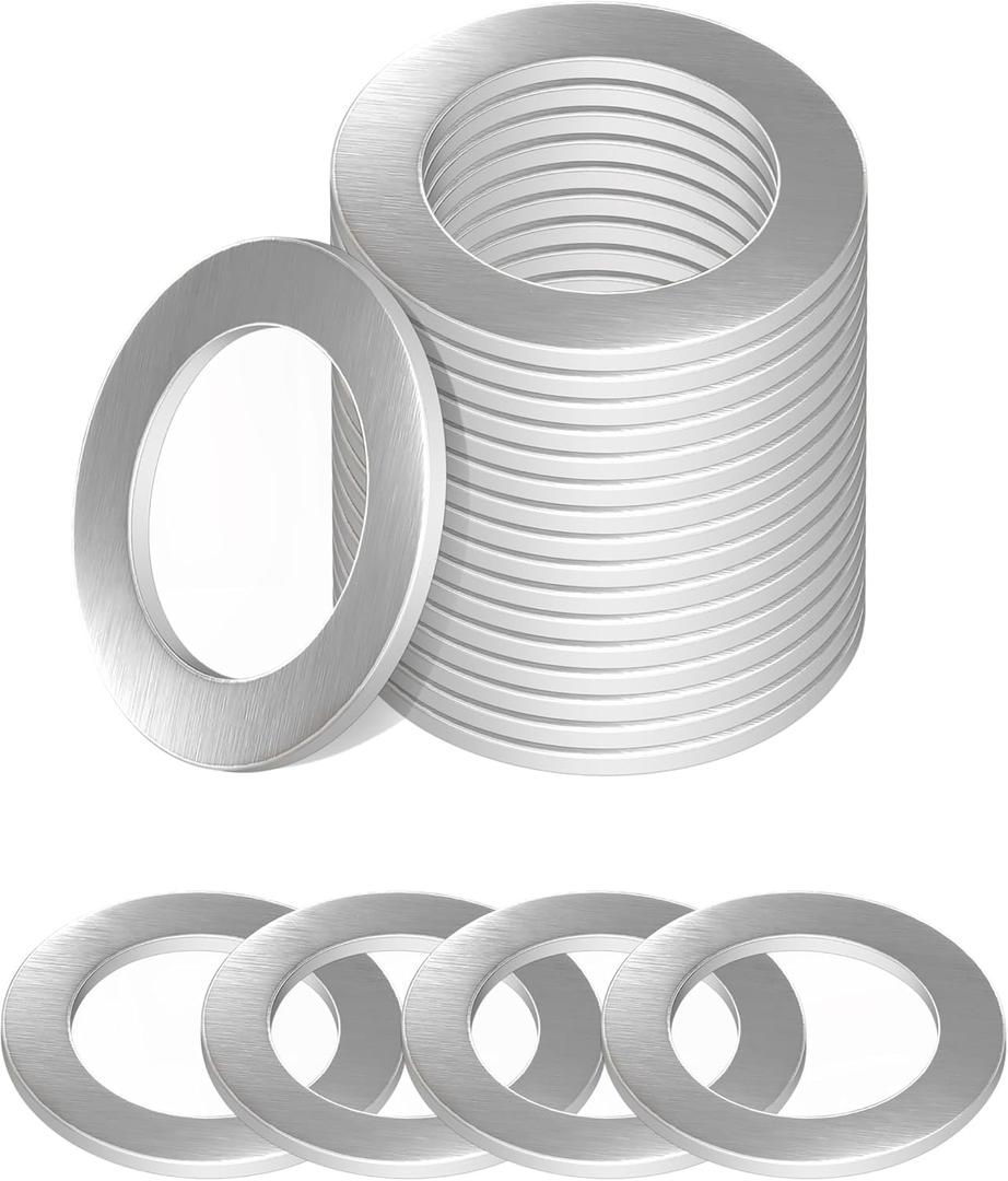 2 x 20pcs Oil Drain Plug Gasket Washer Crush Seal,Car Accessories Oil Plug Gasket,Engine Oil Plug Crush Washers,Aluminum Crush Washer for Oil Change,Car Sealing Gaskets Rings,Replace#94109-14000