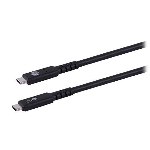 GE USB C to USB C Cable, 6.5 Ft 100W Laptop Charger Type C Fast Charging Cable for iPhone 16 Series, 15 Series, iPad Pro, MacBook Charger Cord, Laptop Power Cord, USB C Cable Fast Charging, 40338