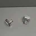 TAILI 304 Stainless Steel Bathroom Suction Hook for Towel, Loofah, Bathrobe, Patented Strong Suction Cup, Damage-Free Hanging Glass Shower Wall Hook, Hold Up to 11 Lbs, 2 Pack, Modern Square, Silver