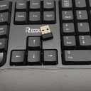 Wireless Keyboard and Mouse Combo,2.4G Full Size Wave Keys Ergonomic Keyboard with Wrist Rest for Natural Typing, 3 DPI Adjustable Ergonomic Silent Mouse for Computer/Laptop/Windows/Mac (Grey)