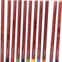 Colour Charcoal Pencils Drawing Set, 12Pcs Pastel Chalk Pastel Pencils Chalk Pencil Wooden Rod Professional Sketching Painting Tool for Artists (Landscape color pink pencil)