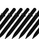 10 Pack Solar Light Stakes Replacement (Fit for Lights Pole Inner Diameter 0.45 inch), ABS Reinforced Ground Spikes, Solar Panel Spikes for Outdoor Pathway Christmas Lights Yard Garden Deco