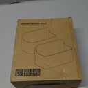 Diesisa 2pc Acrylic Wall Mount Organizer, Adhesive Clear Cabinet Door Organizer,Acrylic Shelves for Wall,No Drilling Hang Walls,with Self Adhesive Tape, for Bathroom, Kitchen, Living Room (Transparent)