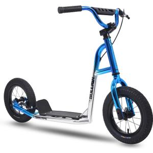 Sullivan Terra Firma Youth Scooter | All Terrain Scooter BMX Style with 12 Inch Wheels for Ages 6-12 | Adjustable Stem Kick Scooter with Rear V-Brake, Max-Weight 176 lbs