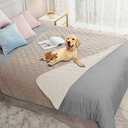Ameritex Waterproof Dog Bed Cover Pet Blanket for Furniture Bed Couch Sofa Reversible, Beige, Size 50*80 inch