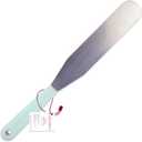 SCRAP COOKING Flat Flexible Stainless Steel Spatula 32 cm  Pastry Utensil Cake Kitchen Accessory Icing Chocolate Pancakes  Sea Green, 32 x 4 x 1.6 cm, Multicolored