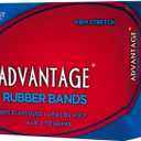 Alliance Rubber 26649 Advantage Rubber Bands Size #64, 1/4 lb Box Contains Approx. 80 Bands (3 1/2" x 1/4", Natural Crepe) Beige
