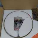 Barn Pendant Light Fixture, HWH 1-Light Hanging Lighting 12-Inch, Industrial Pendant Lights for Kitchen Island Farmhouse Dinning Room, Black and Gold Finish, 5HYS89MIL BK (Black + Metal Shade)