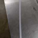 Frameless Shower Door Bottom Seal Shower Sweep with Drip Rail for 1/4" Glass, 36" Long, Vinyl, Clear