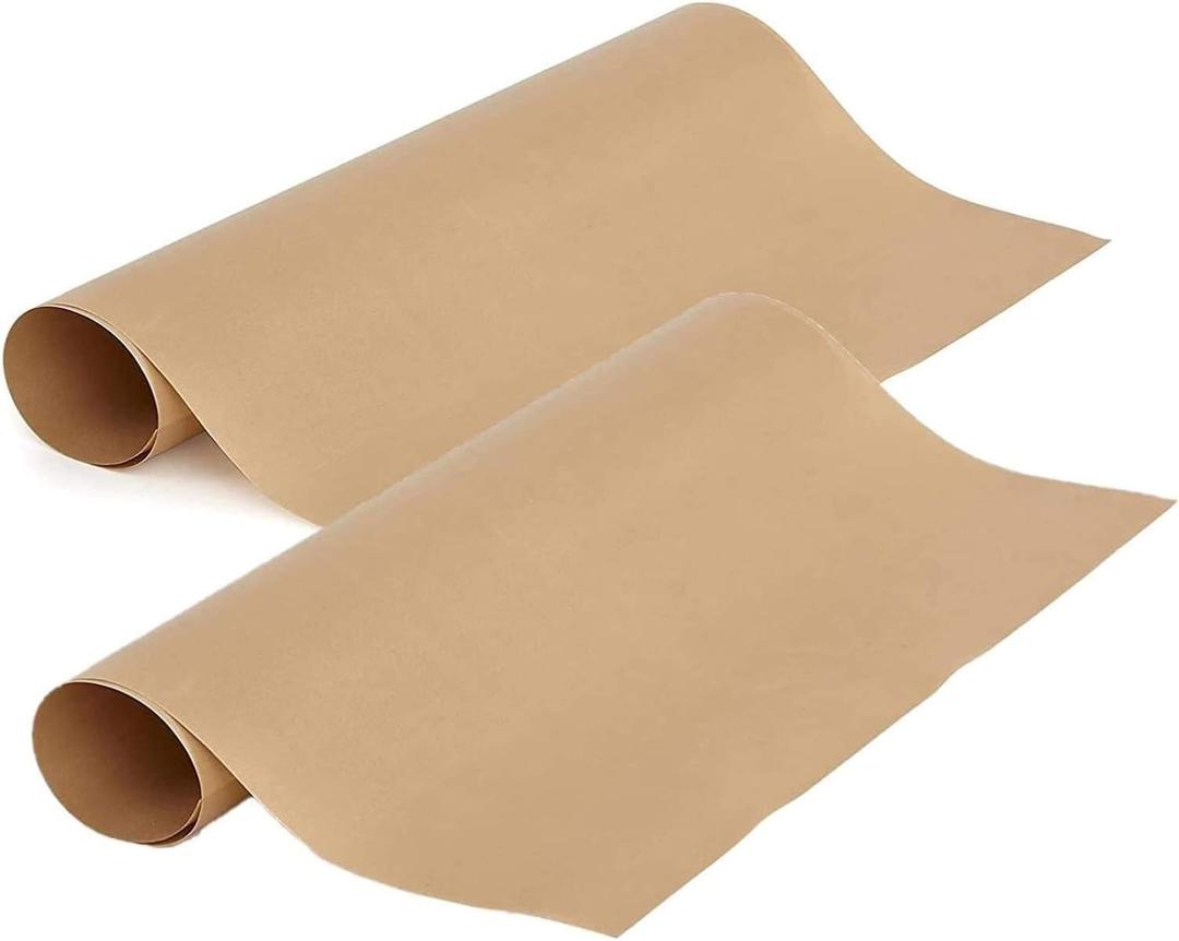 KIRKWOOD KITCHEN Non-stick Reusable Oven Liners for The Bottom of Gas, Electric & Microwave Ovens Works as Baking Mat & Grill Mat- Set of 2