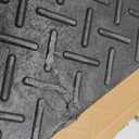 Nilight 2" Rise Curb Ramps, Heavy Duty Rubber Driveway Threshold Shed Ramp for Sidewalk Cars Lawn Mower Wheelchairs Motorcycles, 3300lbs Load Capacity