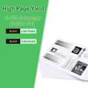 2 Pack Replacement for HP 210A Black Toner Cartridge W2100A Replacement for Color MFP 4301fdw 4301fdn Pro 4201dw 4201dn Series Printer Ink (with Chip)