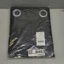 NICETOWN Pitch Black Solid Thermal Insulated Grommet Blackout Curtains/Drapes for Bedroom Window (2 Panels, 42 inches Wide by 63 inches Long, Black)