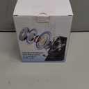 Wireless Induction Speaker 5-in-1 Bluetooth Speaker with Phone Stand,Stereo Sound, 3500mAh Rechargeable, 8 RGB Ambient Light, 360 Adjustable Holder for iPhone/Android/iPad,Gifts for Men Women (White)