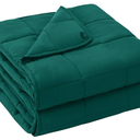 yescool Weighted Blanket for Adults (20 Lbs, 60”X 80”, Dark Green) Heavy Thick Bed Blanket Queen/Full Size for Sleeping Perfect for 190-210 Lbs, Cozy Gifts for Women, Machine Washable