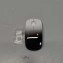Bluetooth Wireless Mouse - (BT5.1+USB) Dual Connectivity, Quiet Click, Low Power, and 1600 DPI, Portable Cordless Mouse for Laptop, MacBook Pro/Air, iPad (White to Black)