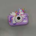 Envyvip Unicorn Toys Camera for Kids Girls Age 3-8, Toddler Kids Digital Camera Christmas Birthday Gifts for 3 4 5 6 7 8 Years Old Girl, Cute Selfie Video Camera, HD 1080P, 32GB SD Card, Purple