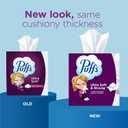 Puffs Facial Tissue Ultra Soft Non-Lotion, 8 Rectangle Boxes, 124 Facial Tissues per Box, Allergies and Colds
