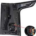 munirater 1-Pack Rear Left Tail Light Brake Lamp Assembly Replacement for L405 2013-2017 Driver Side