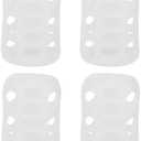 Toddmomy Silicone Baby Bottle Covers 4Pcs, Heat-Resistant Sleeves for Glass Bottles/Coffee Mugs, Non-Slip Grip & Baby Essentials for Newborn Parents Home Office Outdoor