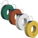 Woodlink Promo Colorful Round Mesh Seed Feeder, 1 Pack, Orange 