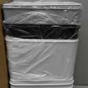 FRESHLIX 3 Pack Bathroom Trash Can 2.6 Gallon Small Touchless Automatic Motion Sensor Trash Cans Slim Waterproof Garbage Bin with Lid for Kitchen, Office, Bedroom Black White Grey