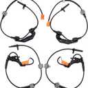 MOTOKU Front Rear ABS Wheel Speed Sensor Set for Honda Element 2.4L 2003-2011 Left Driver and Right Passenger Side