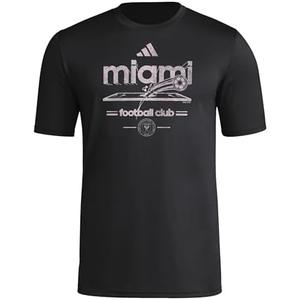 adidas Men's Inter Miami Cf Vintage World Pre-Game Short Sleeve T-Shirt, Size XL