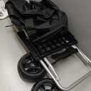 dbest products Trolley Dolly Black Foldable Shopping cart for Groceries with Wheels and Removable Bag and Rolling Personal Handtruck Standard