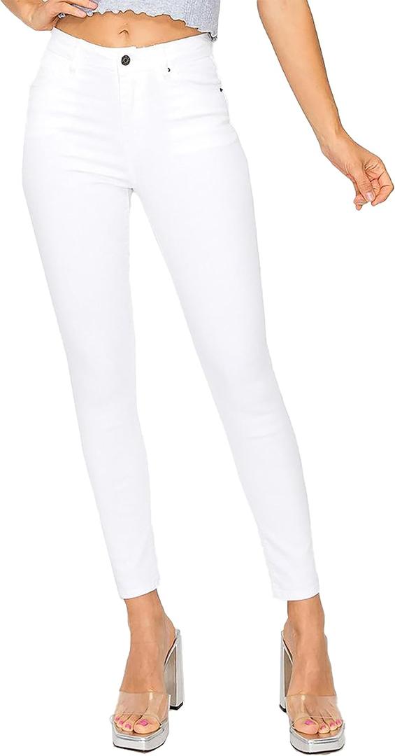WAX JEAN Women's Repreve Butt I Love You Push-Up High-Rise Skinny Jeans (Size 0)