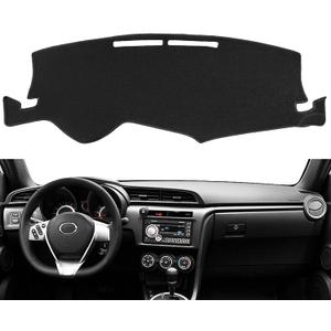 Dash Cover Mat Custom Fit for Scion TC Dashboard Pad Cap Carpet Protector (Black) K248
