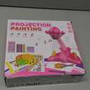 Sumsoltic Drawing Projector for Kids, Art and Craft Kit,Including Colored Pencils, Crayons, Coloring Books, Toys for 3+ Year Old Girls (Pink Drawing Kit v2)