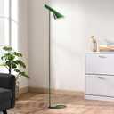 Tall Standing Floor Lamp for Living Room Modern Metal Stand Lights for Office Corner Lamps LED Black Floor Lamp with Adjustable Head E26 Socket for Bedroom Bedside Reading (Dark Green)
