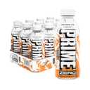 PRIME ZERO ORANGE ICE, Sugar Free Sports Drinks, Electrolyte Enhanced to Replenish Fluids, B Vitamins, Antioxidants, Low Calorie, Made with Natural Flavors, 16.9 Fl Oz 12 Pack (EXP 05/09/27)