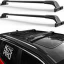 KitsPro 260lb Roof Rack Cross Bars for 2018-2026 Jeep Compass (ONLY FIT Factory Flushed Side Rails), Matte Black Heavy Duty Aluminum Cargo Crossbar