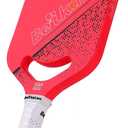 USAPA Carbon Fiber Pickleball Paddle | T700 Carbon Friction Surface Pickleball Paddle | 20mm Honeycomb Core | The Pickle Ball Paddle Designed for Unmatched Control and Added Power (Red)